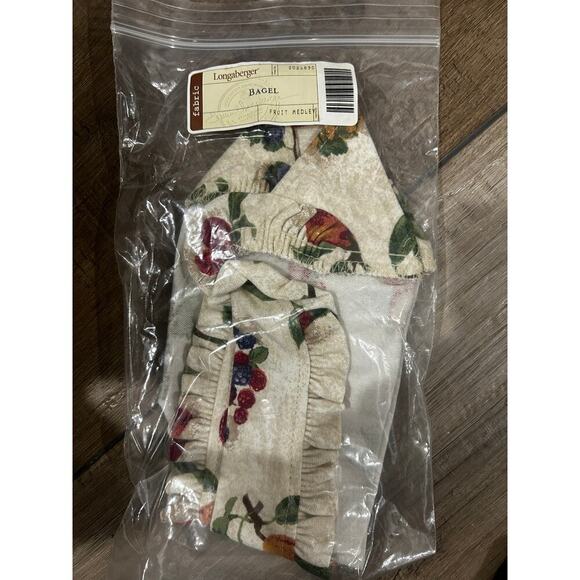 Longaberger‎ Bagel basket FRUIT MEDLEY liner fabric - Picture 1 of 1
